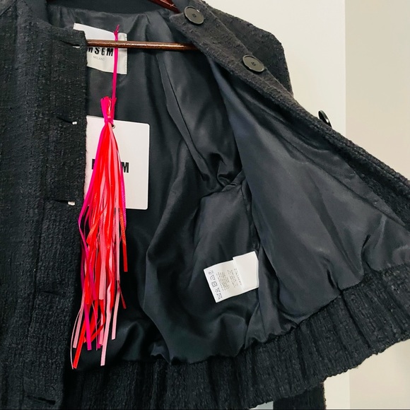 MSGM Tweed Bomber Jacket - Picture 6 of 16